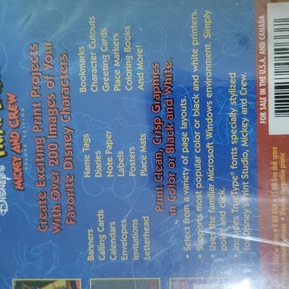 Disney's Print Studio Deluxe Edition - Picture 3 of 3